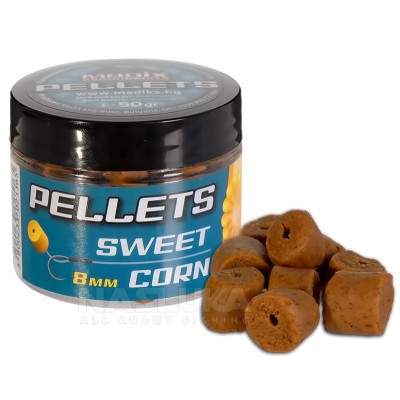 Разпробити пелети Madix Pellets 8 мм, SweetCorn