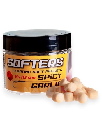 Меки плаващи пелети Madix Softers 8х10 мм, Garlic