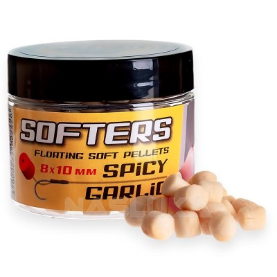 Меки плаващи пелети Madix Softers 8х10 мм, Garlic