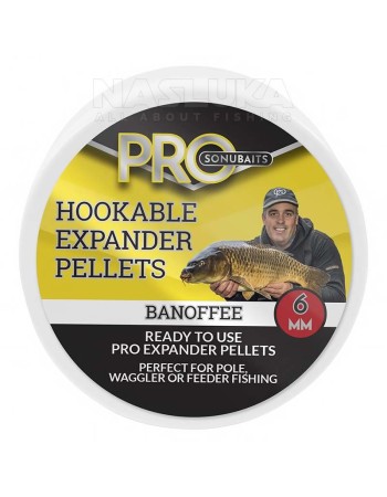 Меки пелети за кука Sonubaits Pro Hookable Expander Pellets, Banofee