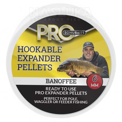 Меки пелети за кука Sonubaits Pro Hookable Expander Pellets, Banofee