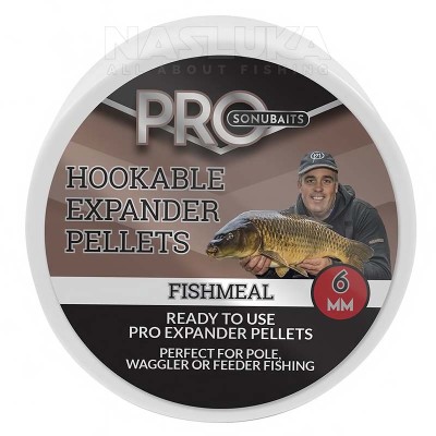 Меки пелети за кука Sonubaits Pro Hookable Expander Pellets, Fishmeal