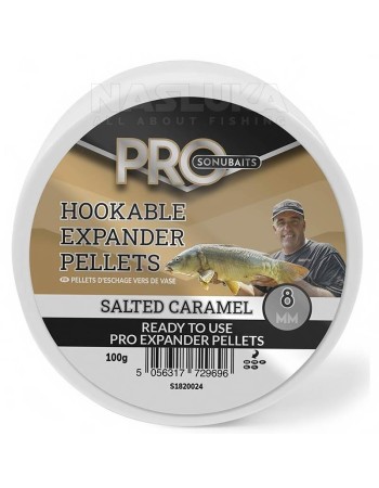 Меки пелети за кука Sonubaits Pro Hookable Expander Pellets, Salted Caramel