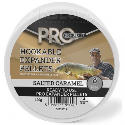 Меки пелети за кука Sonubaits Pro Hookable Expander Pellets, Salted Caramel