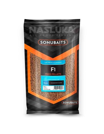 Пелети за фидер Sonubaits Feed Pellets 2 мм, 900 г, F1