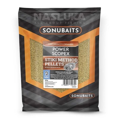 Пелети за метод фидер Sonubaits Stiki Method Pellets 2 мм, Power Scopex