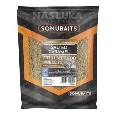 Пелети за метод фидер Sonubaits Stiki Method Pellets 2 мм, Salted Caramel