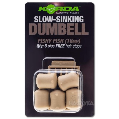 Ароматизирани дъмбели Korda Slow-Sinking Dumbell, Fishy Fish