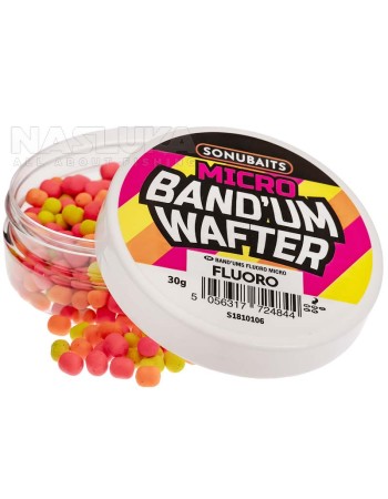 Балансирани дъмбели Sonubaits Micro Band'Um Wafter, Fluoro