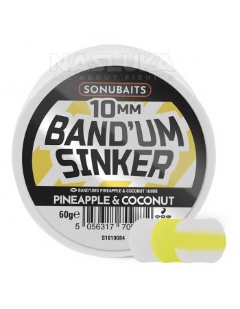 Потъващи дъмбели Sonubaits Band'Um Sinker, Pineapple & Coconut