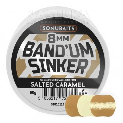 Потъващи дъмбели Sonubaits Band'Um Sinker, Salted Caramel