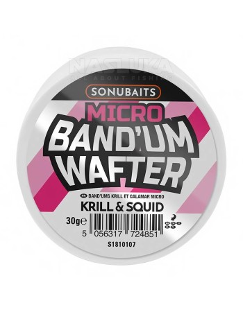 Балансирани дъмбели Sonubaits Micro Band'Um Wafter, Krill & Squid
