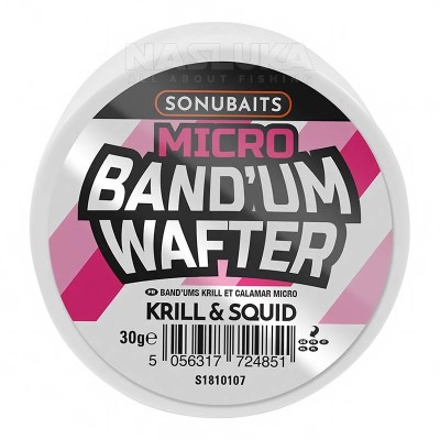 Балансирани дъмбели Sonubaits Micro Band'Um Wafter, Krill & Squid