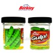 Ароматизирана камола Berkley Gulp HoneyWorm 3.3 см, 18 бр., Green Spring