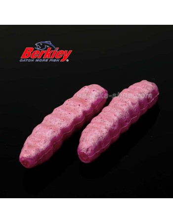 Силиконова ароматизирана камола Berkley Gulp HoneyWorm, Bubble Gum