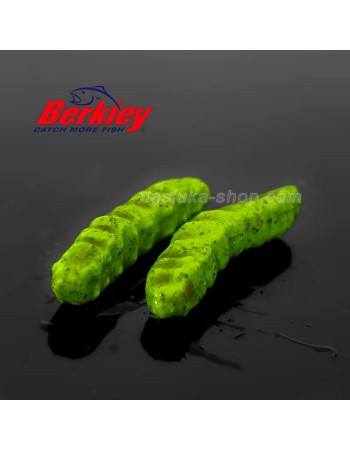 Силиконова ароматизирана камола Berkley Gulp HoneyWorm, Chartreuse