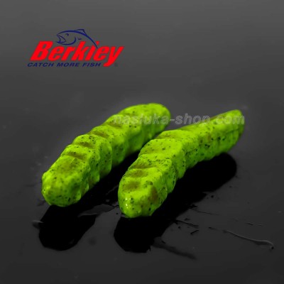 Силиконова ароматизирана камола Berkley Gulp HoneyWorm, Chartreuse