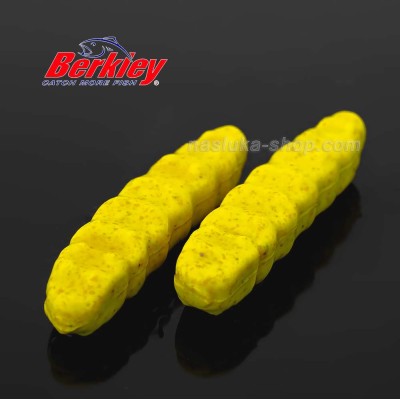 Силиконова ароматизирана камола Berkley Gulp HoneyWorm, Honey Yellow