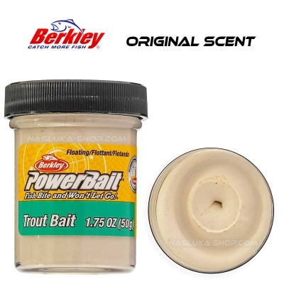 Плаваща паста за пъстърва Berkley Original Scent, Marshmallow White