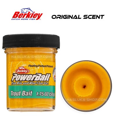 Плаваща паста за пъстърва Berkley Original Scent, Fluo Orange