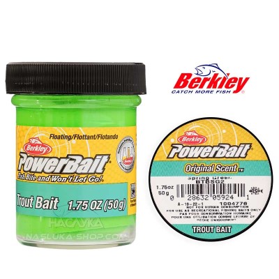 Плаваща паста за пъстърва Berkley Original Scent, Spring Green