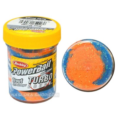 Плаваща паста за пъстърва Berkley Turbo Dough, Trout Bait, Blue Mango