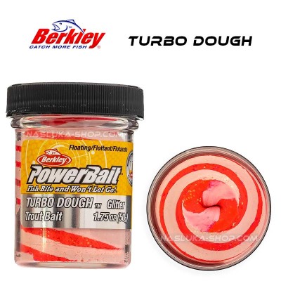 Плаваща паста за пъстърва Berkley Turbo Dough, Trout Bait, Bubble Gum