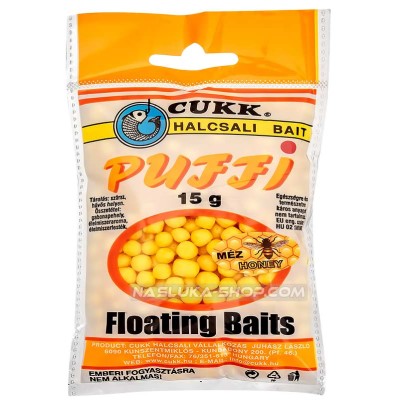 Пуканки за риболов Cukk Puffi, 15 г, Мед