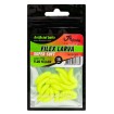 Силиконови червеи Filex Larva, цвят Fluo Yellow