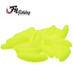 Силиконови червеи Filex Larva, цвят Fluo Yellow