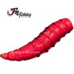 Силиконови бели червеи Filex Maggots, цвят FF05 Fluo Red
