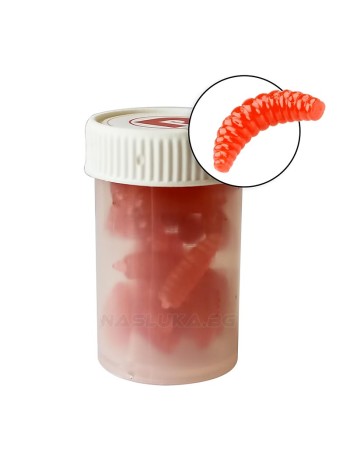 Силиконови червени червеи