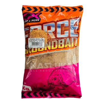 Захранка за платика CPK Force Groundbait Caramel Special Platica, 1 кг