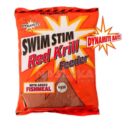 Захранка Dynamite Baits Groundbait Swim Stim Red Krill Feeder, 1.8 кг