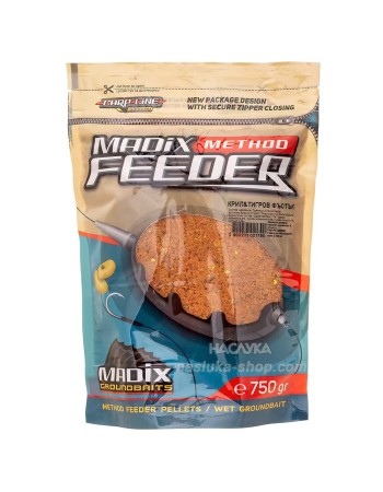 Готова за употреба фидер захранка Madix Method Feeder, Крил и Тигров фъстък