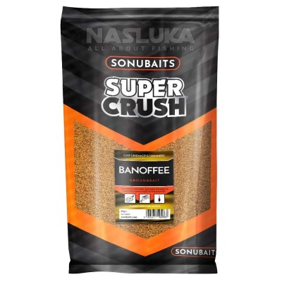 Захранка Sonubaits Super Crush Groundbait 2 кг, Banoffee