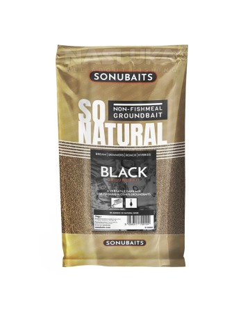 Захранка Sonubaits So Natural Black Groundbait, 1 кг
