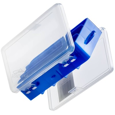 Двулицева кутия за риболовни аксесоари Filstar H-0313B Blue