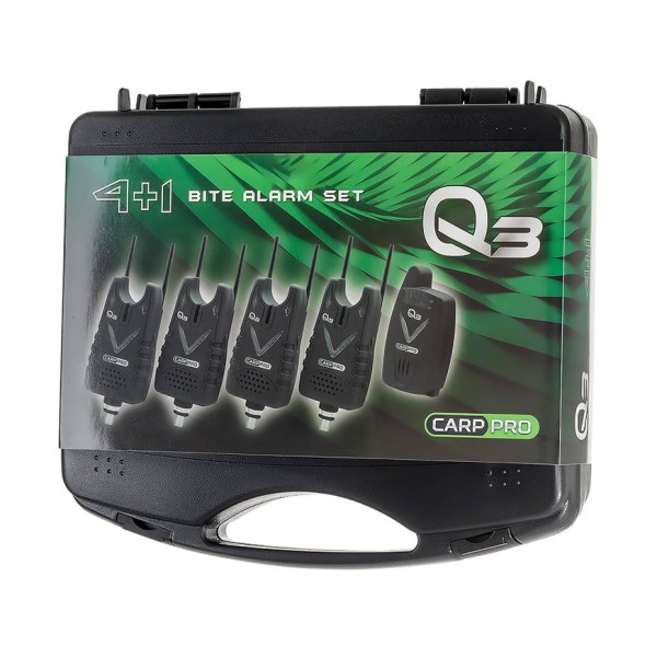 Сигнализатори с централа за шаранджийски риболов Carp Pro Q3, 4+1 — снимка 3