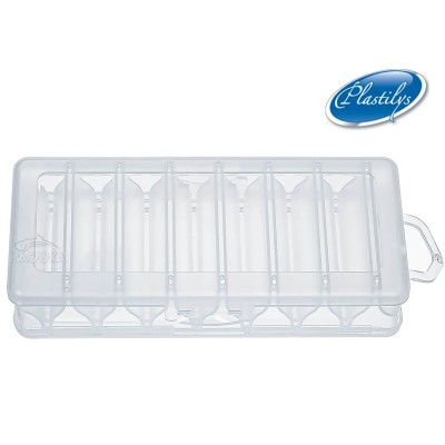 Двойна кутия за воблери Plastilys, 14 отделения