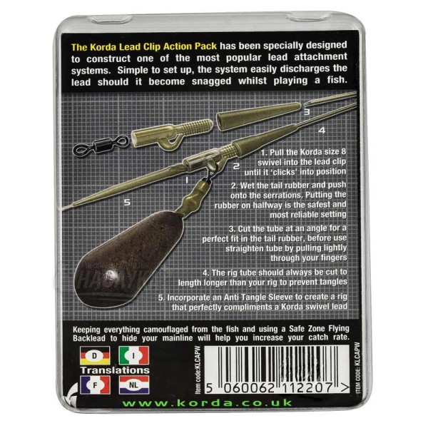 Комплект Korda Lead Clip Action Pack — снимка 5