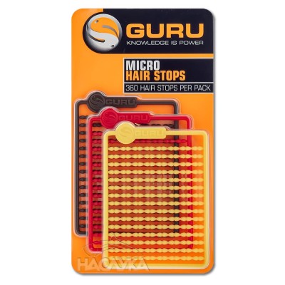 Стопери Guru Micro Hair Stops, 360 бр.
