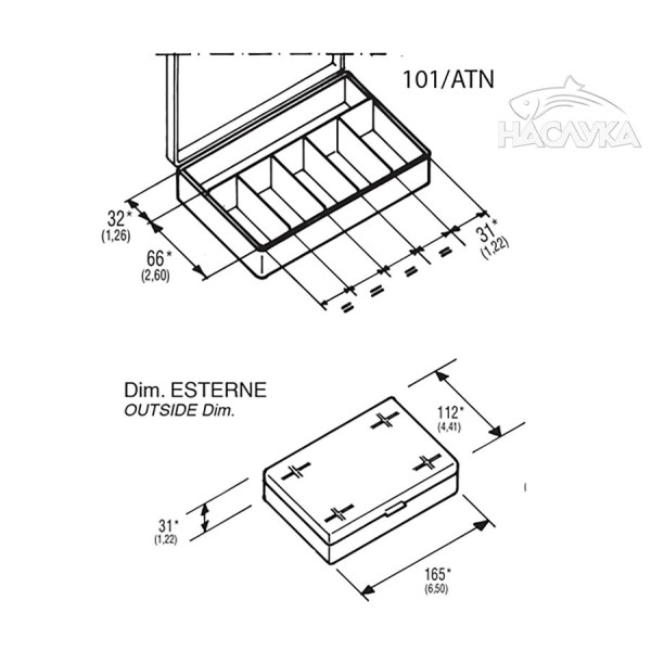 Риболовна кутия Plastica Panaro 101, ATN — снимка 6
