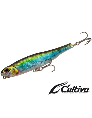 Воблер-уолкър Owner Cultiva Tango Dancer, 95 мм, 11 г, цвят Black Pearl