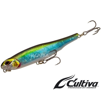 Воблер-уолкър Owner Cultiva Tango Dancer, 95 мм, 11 г, цвят Black Pearl