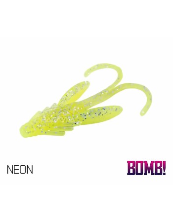 Силиконови примамки с аромат на скарида, BOMB Nympha Neon, 10 бр.