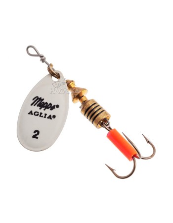 Въртяща блесна Mepps Aglia, Fluo Phospho