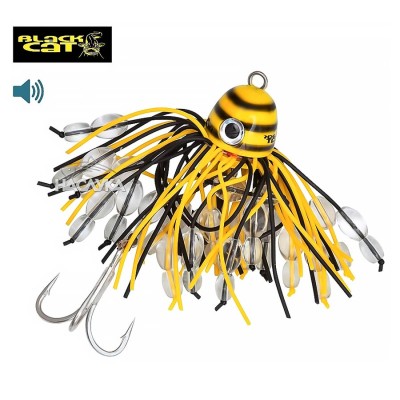 Тийзър за сом на кльонк Black Cat Battle Teaser, цвят Yellow-Black