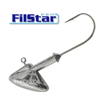 Комплект от 5 броя триъгълни джиг глави за туистери Filstar