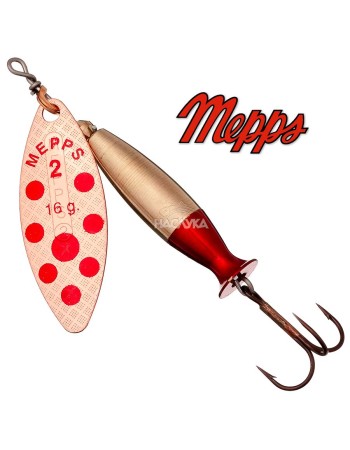 Блесна Mepps Aglia Long Heavy, Cu Red dots